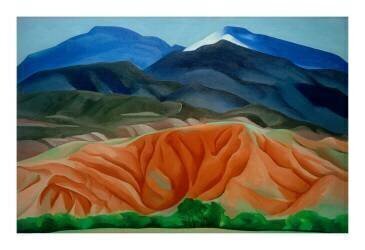 Black Mesa Landscape, New Mexico / Out Back of Marie's II, 1930 (Georgia O'Keeffe) - Muzeo.com