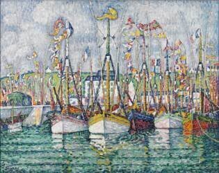 Blessing of the Tuna Fleet at Groix (Paul Signac) - Muzeo.com