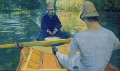 Boaters on the Yerres (Gustave Caillebotte) - Muzeo.com