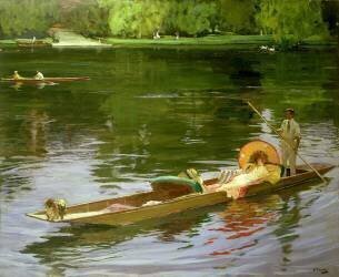 Boating Scene at Maidenhead (John Lavery) - Muzeo.com