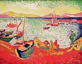 Boats in the Harbour at Collioure, 1905 (André Derain) - Muzeo.com