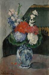 Bouquet au petit Delft (Paul Cézanne) - Muzeo.com