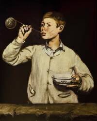 Boy Blowing Bubbles (Edouard Manet) - Muzeo.com