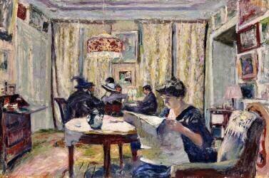 Bridge Players (Edouard Vuillard) - Muzeo.com