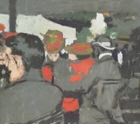 Cafe in the Bois de Boulogne (Edouard Vuillard) - Muzeo.com