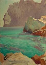 Cala de San Vicente (Joaquin Sorolla y Bastida) - Muzeo.com