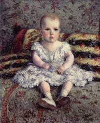 Child on a Sofa (Gustave Caillebotte) - Muzeo.com