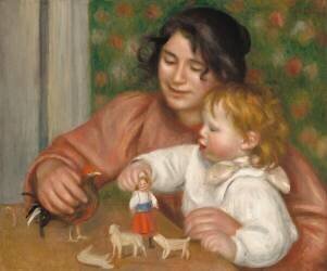 Child with Toys (Auguste Renoir) - Muzeo.com