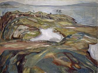 Coastal Landscape (Edvard Munch) - Muzeo.com