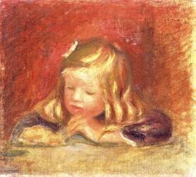 Coco at the Table (Auguste Renoir) - Muzeo.com