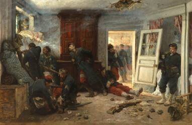 Combat à Balan, ou La dernière cartouche (Alphonse de Neuville) - Muzeo.com