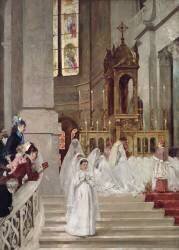 Communion at the Church of the Trinity (Henri Gervex) - Muzeo.com