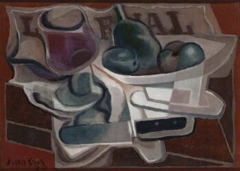 Compotier et verre (Juan Gris) - Muzeo.com
