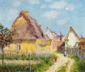 Cottage at Le Vaudreuil (Gustave Loiseau) - Muzeo.com