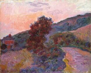 Coucher de soleil à Giverny (Claude Monet) - Muzeo.com