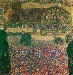 Country House by the Attersee (Gustav Klimt) - Muzeo.com