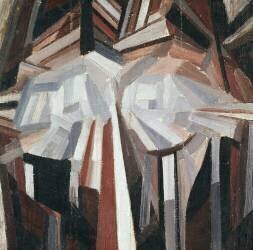 Cubist Head (Alexander Bogomazov) - Muzeo.com
