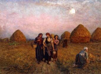 Dawn labour (Jules Breton) - Muzeo.com