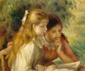 Détail de La Lecture (Auguste Renoir) - Muzeo.com