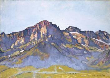 Dents Blanche près de Champéry (Ferdinand Hodler) - Muzeo.com