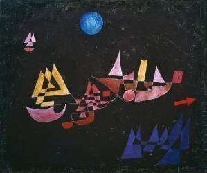 Departure of ships (Paul Klee) - Muzeo.com