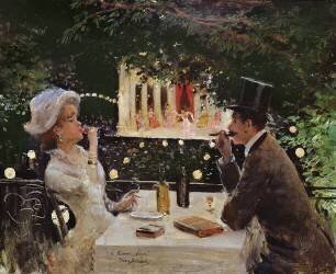 Dinner at the Ambassadors (Jean Béraud) - Muzeo.com