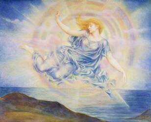 Evening Star over the Sea (Evelyn de Morgan) - Muzeo.com
