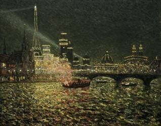 Féerie nocturne : Exposition universelle 1900 (Maxime Maufra) - Muzeo.com