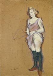 Femme de maison blonde (Henri de Toulouse-Lautrec) - Muzeo.com
