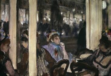 Femmes à la terrasse d’un café (Edgar Degas) - Muzeo.com