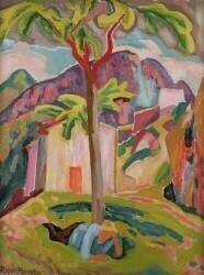 Figure resting under a Tree, Saint-Agnes (Roger Fry) - Muzeo.com