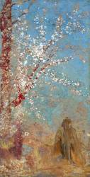 Figure under a blossoming tree (Odilon Redon) - Muzeo.com