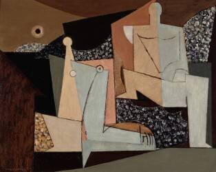 Figures on a Beach (Louis Marcoussis) - Muzeo.com