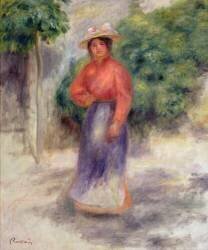 Gabrielle in the garden (Auguste Renoir) - Muzeo.com