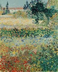 Garden in Bloom (Vincent van Gogh) - Muzeo.com