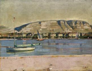 Geneva Harbour and the Saleve (Ferdinand Hodler) - Muzeo.com