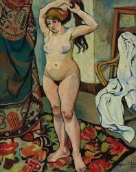 Gilbert nude styling her hair (Suzanne Valadon) - Muzeo.com