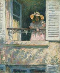 Girl at the Window (Henri Lebasque) - Muzeo.com