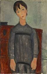 Girl with a black apron (Amedeo Modigliani) - Muzeo.com