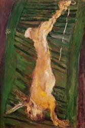 Hare on a green shutter (Chaïm Soutine) - Muzeo.com