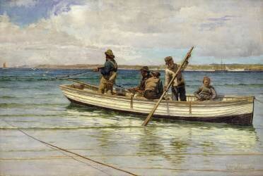 Hauling in the Catch (William James Webb) - Muzeo.com
