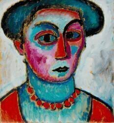 Head of a Woman (Alexej von Jawlensky) - Muzeo.com
