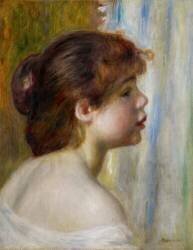 Head of a young woman (Auguste Renoir) - Muzeo.com