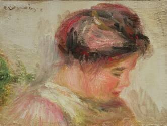 Head of Gabrielle (Auguste Renoir) - Muzeo.com