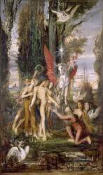 Hésiode et les Muses (Gustave Moreau) - Muzeo.com