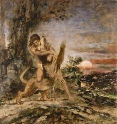 Hercule et le Lion de Némée (Gustave Moreau) - Muzeo.com