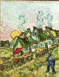 House and Figure (Vincent van Gogh) - Muzeo.com
