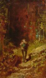 Hunter in the Forest (Carl Spitzweg) - Muzeo.com