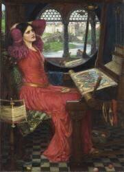 I am Half Sick of Shadows (John William Waterhouse) - Muzeo.com