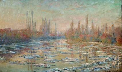 Ice cream or debacle on the seine (Claude Monet) - Muzeo.com